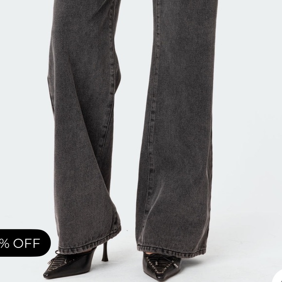 Edikted Raelynn Low Rise Jeans - Picture 3 of 5